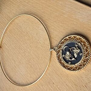 Handmade Vintage Pisces Zodiac Pendant Necklace